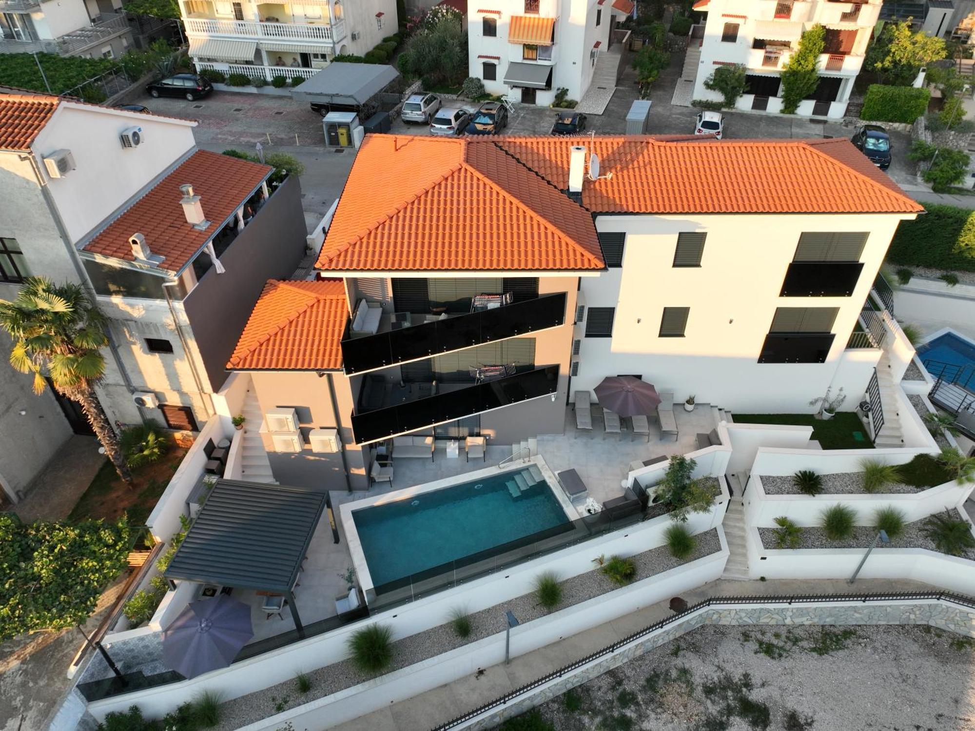 Villa Aurea Apartments Malinska De Luxe 외부 사진